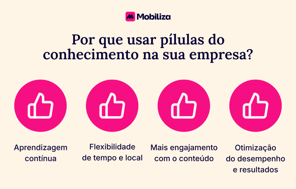 Por que usar pílula do conhecimento na sua empresa