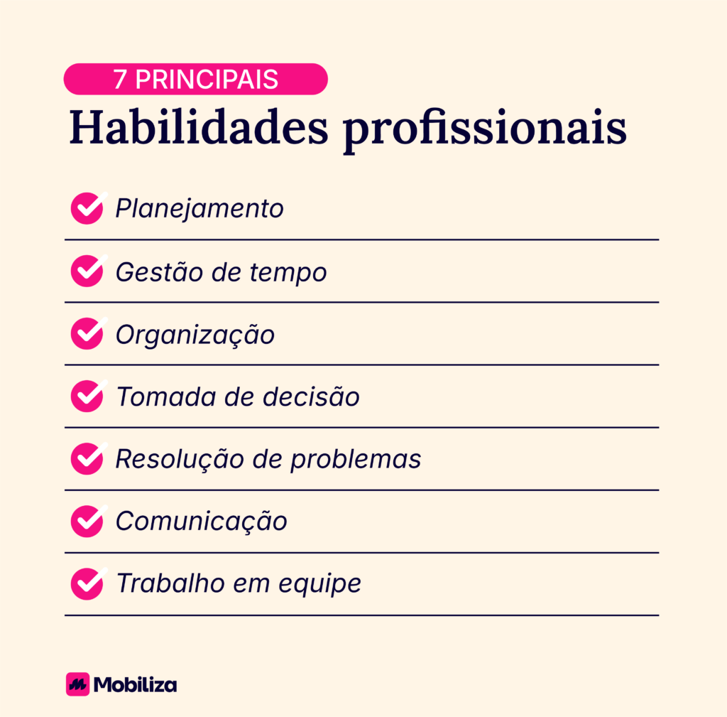 7 principais habilidades profissionais