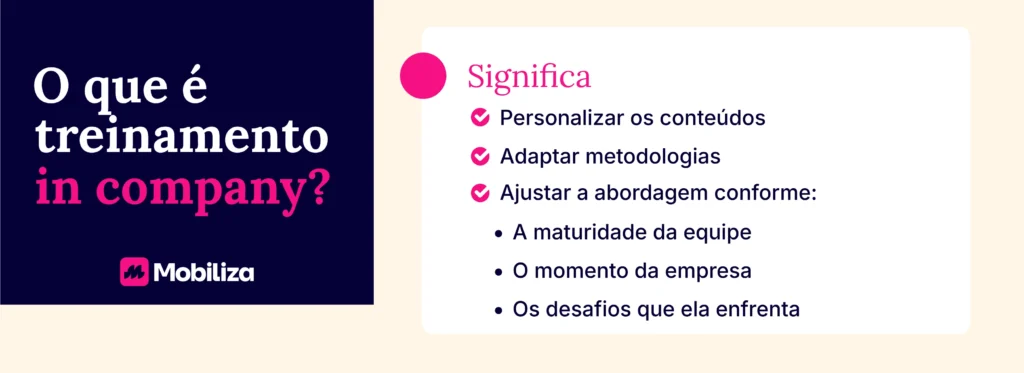 O que é treinamento in company?