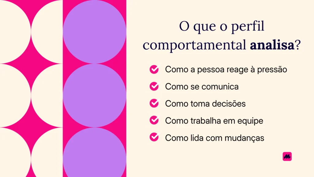 O que o perfil comportamental analisa?